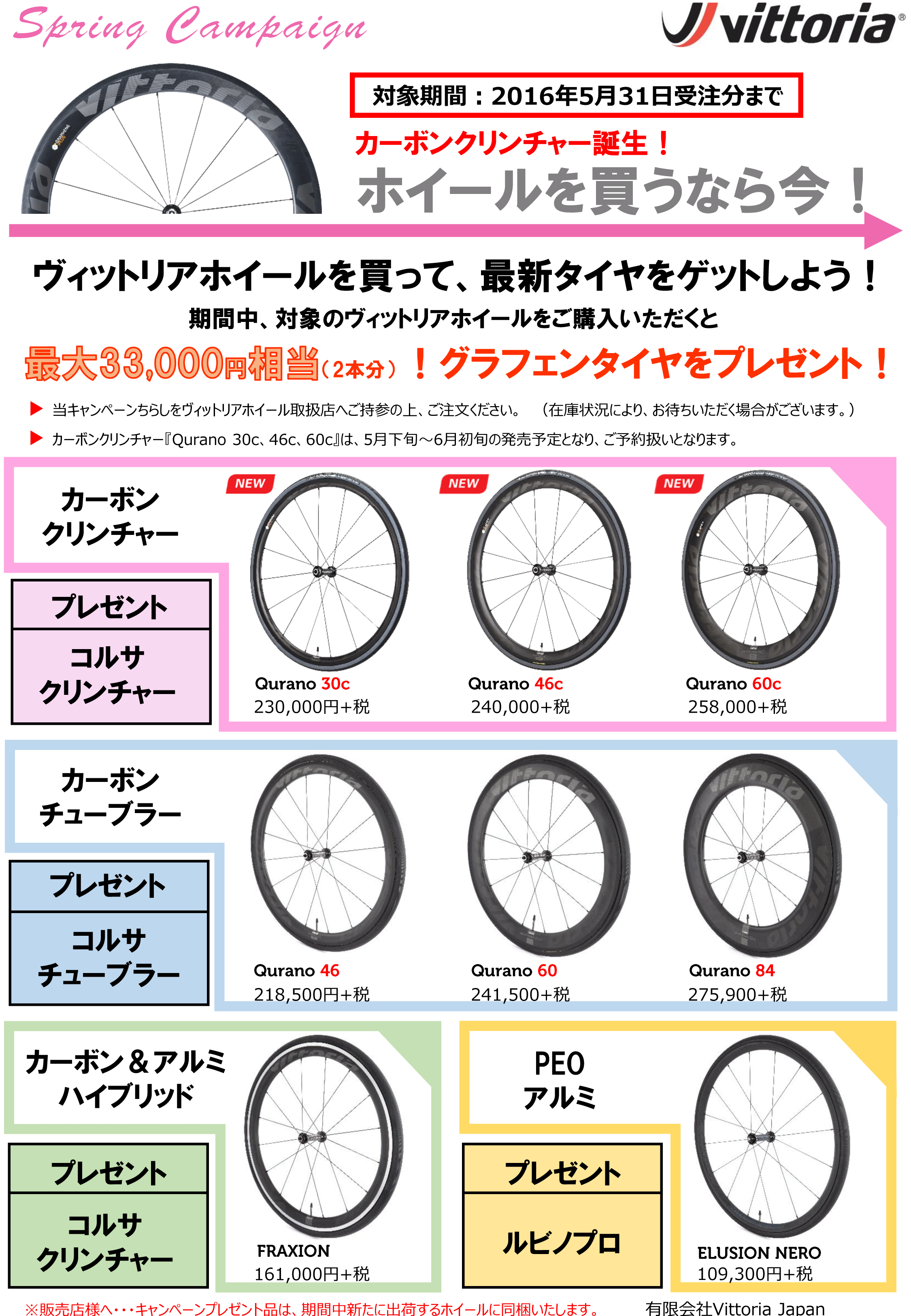 ホイールキャンペーン春